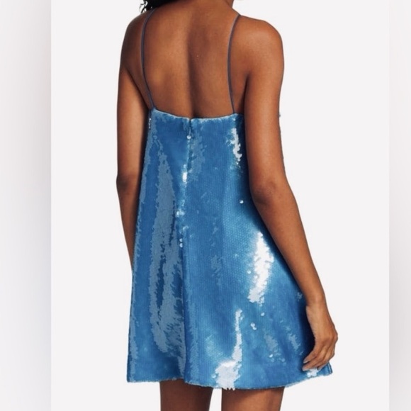 Alexis Shana Blue sequin Dress - Picture 4 of 5